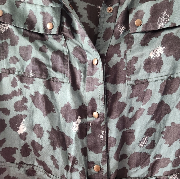 Gerard Deral Cheetah Print Cargo Dress size 4 - Picture 4 of 7